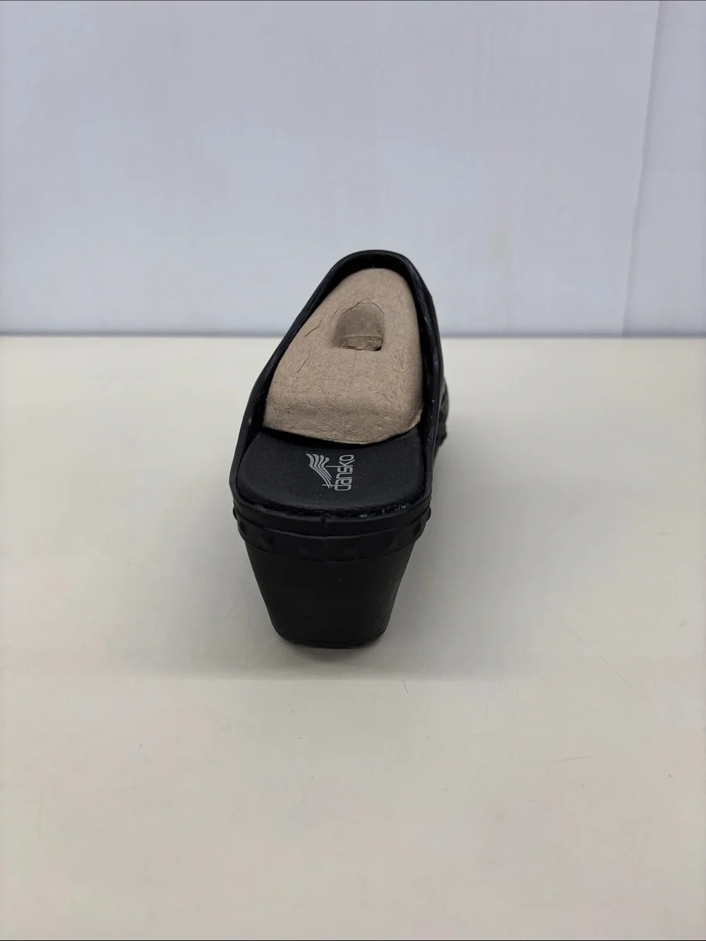 Dansko Black Laser-Cut Clog Mule - Picture 4 of 7